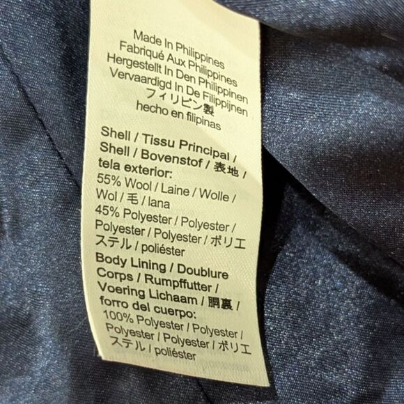 J.Crew Louisa Lady Jacket In Maritime Tweed Blazer Women's 00P Black BU036 NWT - Picture 14 of 15